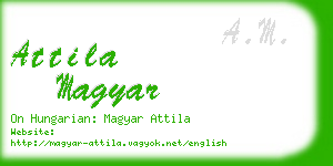 attila magyar business card